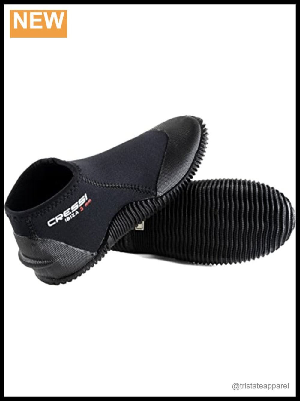 Cressi Ibiza 3mm Neoprene Diving Boots Anti-Slip Sole Water Sports